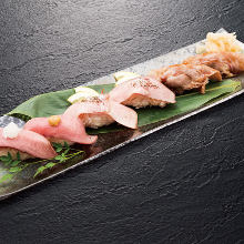 3种握寿司拼盘