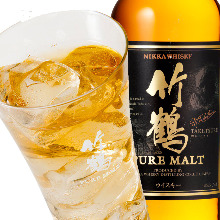 竹鹤高杯 竹鹤高杯