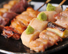 5种烤鸡串拼盘 5种烤鸡串拼盘