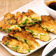 香葱韭菜煎饼