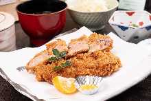 炸黑豬里脊肉排套餐