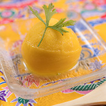 芒果意式冰淇淋