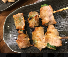 秋葵猪肉卷烤串