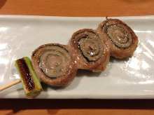 五花猪肉卷紫苏烤串