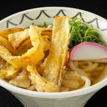 炸牛蒡天妇罗乌冬面