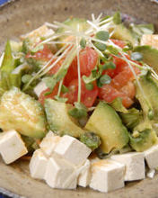牛油果鳄梨豆腐沙拉