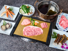 【限时特别优惠】月之宴〈上等烤肉＆涮涮锅＆寿喜烧〉三种自助餐+畅饮