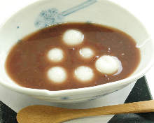 糯米团红豆汤