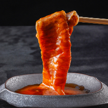 大片和牛腰肉寿喜烧