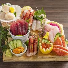 生鱼片拼盘