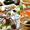 伊势龙虾+鲍鱼+金目鲷鱼+黑毛和牛的会席料理（10道菜）