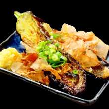 烤茄子姜酱油1根