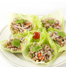 柠檬草肉馅沙拉