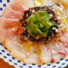 Fresh fish directly from Hokkaido and flavored vegetables Assortment of 5 types of carpaccio