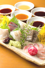 5种生鱼片拼盘