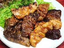 金枪鱼排烤肉