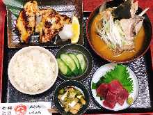 西京味噌腌鱼套餐 西京味噌腌鱼套餐