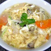 鸡蛋蔬菜韩式汤饭