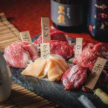 5种马肉刺身拼盘