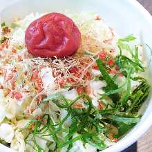 梅子紫苏混合文字烧