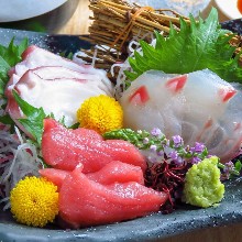 3种生鱼片拼盘