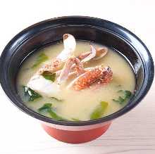 螃蟹味噌汤
