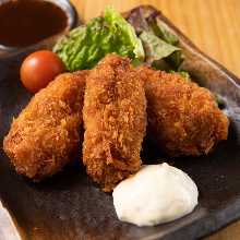 Deep-fried oysters