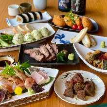 6,000日元套餐 (8道菜)