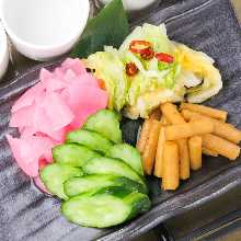 腌菜拼盘