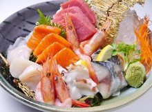 5种生鱼片拼盘