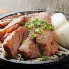 铁板成吉思汗烤羊肉