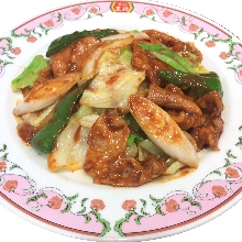 肉炒卷心菜