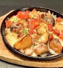 培根奶酪焗鳀鱼土豆