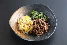 野菜拌菜3种拼盘 野菜拌菜3种拼盘