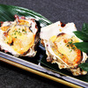 明太子牡蛎焗烤与炸豆腐皮