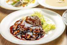主菜（精选国产牛里脊肉照烧）