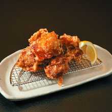 名物 播州百日鸡唐揚～加入一番榨～