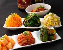 3种韩式拌菜拼盘