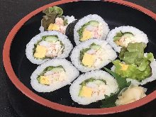 雪蟹沙拉寿司卷