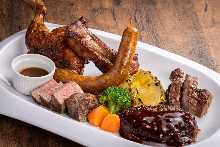 今日肉类拼盘 6种拼盘
