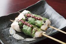 紫苏梅肉鸡胸肉烤串