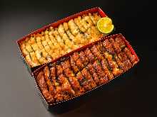 Unaju(红白烤鳗鱼饭盒)