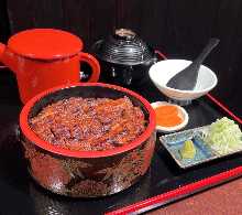 Premium Hitsumabushi (名古屋风味鳗鱼烤饭)