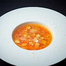 Minestrone with Osaka Mon vegetables