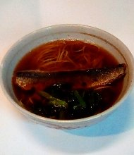 红烧鲱鱼荞麦面