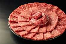 3种和牛精瘦肉拼盘