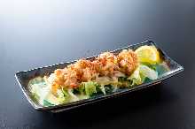 蛋黄酱炸虾球 蛋黄酱炸虾球