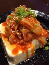 泡菜凉拌豆腐