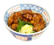 烤鸡肉盖饭