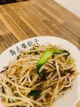 炒青江菜豆芽